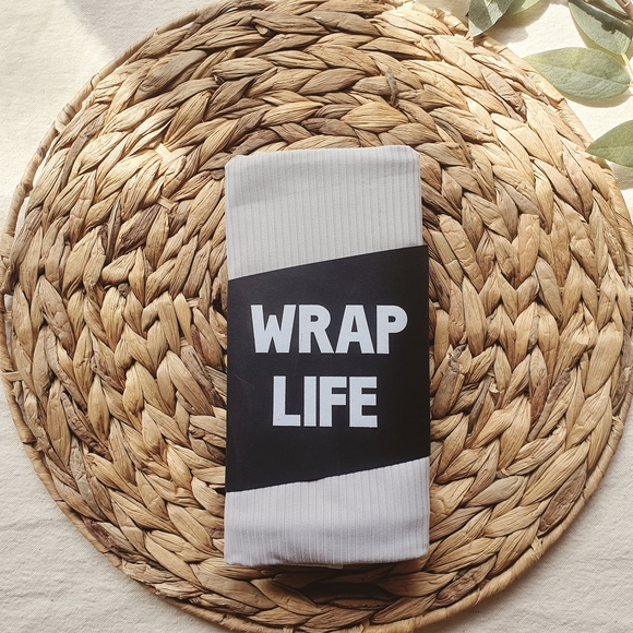Wrap Life Ribbed Stretch Headwrap | Ash - Picture 1 of 1